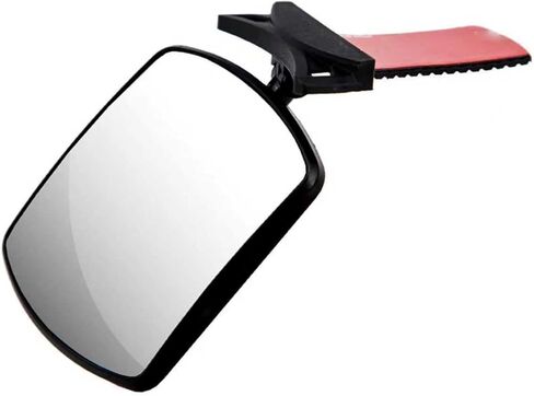 Baby Car Mirror, Curved Lens Observation Mirror, Rotatable and Adjustable Angle, Universal Car Interior Rearview Auxiliary (White) in Saudi Arabia