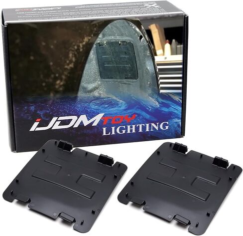 iJDMTOY قطعتان من أغطية غطاء غطاء رفرف للعجلة الأمامية بمواصفات OEM-Spec للصيانة للمصابيح الأمامية ومصباح الضباب، متوافقة مع سلسلة BMW F20 F30 F32 2 3 4 in Kuwait