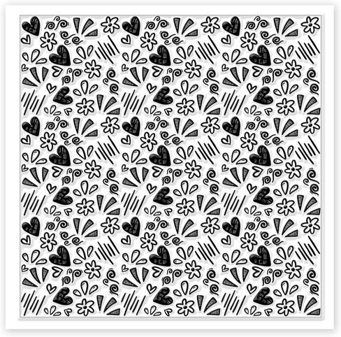 Graffiti Polymer Clay Texture Sheets Love Heart Texture Silicone Clay Texture Mat Silicone Texture Stamps Clay Modeling Pattern Pad for DIY Clay Jewelry Earrings Clay Mat in Saudi Arabia