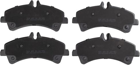 Front and Rear Brake Pad Set Ceramic Hardware Compatible with 2007-2009 Dodge Sprinter 3500 2007-2018 Freightliner Sprinter 3500 2018 Sprinter 3500XD 2010-2018 Mercedes-Benz Sprinter 3500 in Saudi Arabia
