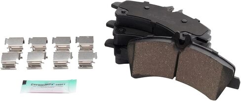 Front and Rear Brake Pad Set Ceramic Hardware Compatible with 2007-2009 Dodge Sprinter 3500 2007-2018 Freightliner Sprinter 3500 2018 Sprinter 3500XD 2010-2018 Mercedes-Benz Sprinter 3500 in Saudi Arabia