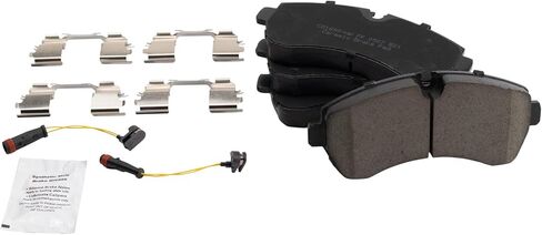 Front and Rear Brake Pad Set Ceramic Hardware Compatible with 2007-2009 Dodge Sprinter 3500 2007-2018 Freightliner Sprinter 3500 2018 Sprinter 3500XD 2010-2018 Mercedes-Benz Sprinter 3500 in Saudi Arabia