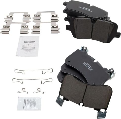 Front and Rear Brake Pad Set Ceramic Hardware Compatible with 2018-2019 Land Rover Range Rover Sport in Saudi Arabia