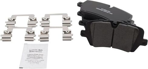 Front and Rear Brake Pad Set Ceramic Hardware Compatible with 2017 Land Rover Discovery 2014-2017 Range Rover 2014-2017 Range Rover Sport in Saudi Arabia