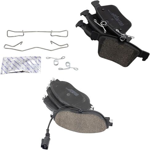 Brake Pads Ceramic Compatible with 2019-2020 Audi A3 Quattro 2019-2021 Q3 2015-2020 S3 Volkswagen Arteon 2015-2019 Golf R Jetta 2018-2021 Tiguan in Saudi Arabia