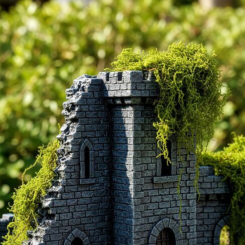 Warmtree Realistic Miniature Vines Simulation Vine Miniature Plants for DIY Mini Model Railway Fairy Garden Architecture Diorama Supplies Scenery Landscape Layout (Light Green) in Saudi Arabia