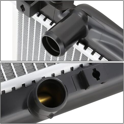DNA Motoring OEM-RA-208 Factory Style Aluminum Cooling Radiator Replacement Compatible with Samurai 1985-1988 AT/MT, 14-3/4" W X 14-7/8" H X 1" D, 1-1/8" Inlet, 1-1/8" Outlet in Saudi Arabia