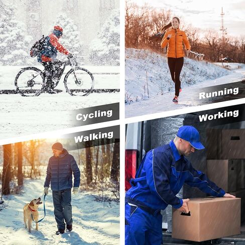 جوارب DRYMILE النشطة المقاومة للماء، مبطنة للتنفس، الجري، المشي لمسافات طويلة، جوارب شتوية مقاومة للماء للرجال والنساء - الكاحل in Kuwait