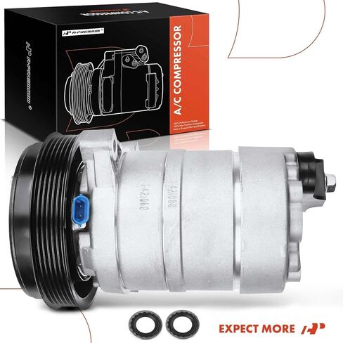 A-Premium A/C Compressor with Clutch Compatible with Buick LeSabre, Regal & Chevrolet Lumina APV, Oldsmobile 88, 98, Silhouette & Pontiac Bonneville in Kuwait