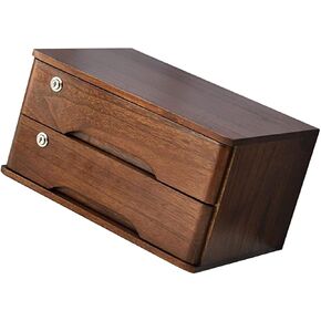 Desktop Organizer Storage Box - Desktop File Cabinet, File Cabinet Office Desktop Debris Storage Box / Storage Cabinet, Drawer Type Multi-Layer Debris Small File Cabinet, Desktop Storage Box ( 2 Laye in Kuwait
