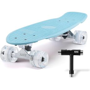 لوح تزلج KMX مقاس 22 و27 بوصة، لوح تزلج كلاسيكي للمبتدئين والمتزلجين المتقدمين، لوح تزلج صغير للأولاد والبنات والأطفال والطلاب والبالغين والمراهقين in Kuwait