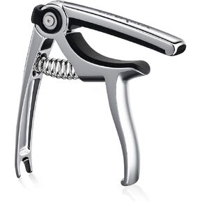 C1 Guitar Capo, 3 in 1 Zinc Alloy Capo with Pick Holder and Bridge Pin Puller, Capos for Acoustic Guitar Electric Guitar Bass Ukulele Banjo Mandolin, Guitar Accessories, Black in Saudi Arabia