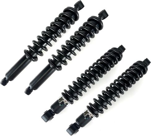DTA Full Set of 4 Coilover Gas Shock Absorbers – 2 Front + 2 Rear – Fits 2009–2013 Honda Big Red 700 MUV700 UTV Side-by-Side – OEM Replacement 51400-HL1-A01 & 52400-HL1-A51 in Saudi Arabia