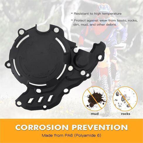 علبة المرافق، غطاء علبة المرافق مناسب لـ KTM EXC-F 350 250 2017-2023 XCF-W 350 2020-2022 Freeride 4T 250 F غطاء حماية علبة المرافق in Saudi Arabia