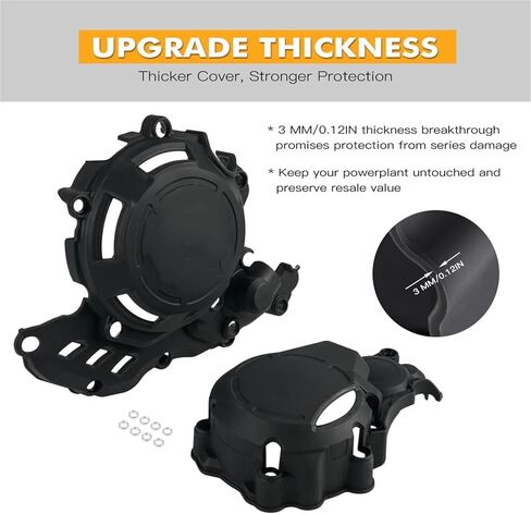 علبة المرافق، غطاء علبة المرافق مناسب لـ KTM EXC-F 350 250 2017-2023 XCF-W 350 2020-2022 Freeride 4T 250 F غطاء حماية علبة المرافق in Saudi Arabia