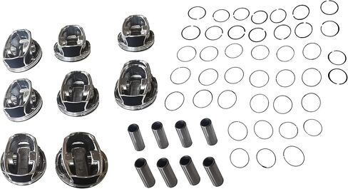 PartsFlow Pistons w/Rings fits 2009 2010 2011 2012 2013 2014 2015 2016 Chrysler Aspen Dodge 1500 2500 Jeep Ram 5.7L HEMI in Saudi Arabia