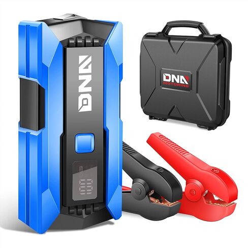 DNA MOTORING 12V 1500A 15000 mAh Portable Car Battery Jump Starter, Battery Pack Chargers, Jump Box， for Up to 7.0L Gas & 5.5L Diesel Engine TOOLS-00216 Blue in Kuwait