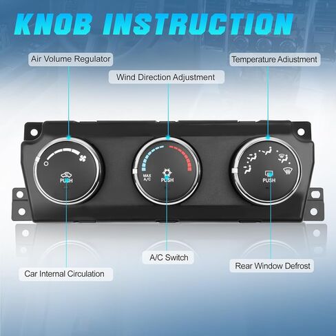 A/C Heater Climate Control Module Compatible with Dodge Ram 2500 3500 / Ram 2500 3500# 55111290AD, 68090626AB, 55111290, 55111290AE, 68090626AD in Saudi Arabia