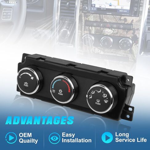 A/C Heater Climate Control Module Compatible with Dodge Ram 2500 3500 / Ram 2500 3500# 55111290AD, 68090626AB, 55111290, 55111290AE, 68090626AD in Saudi Arabia