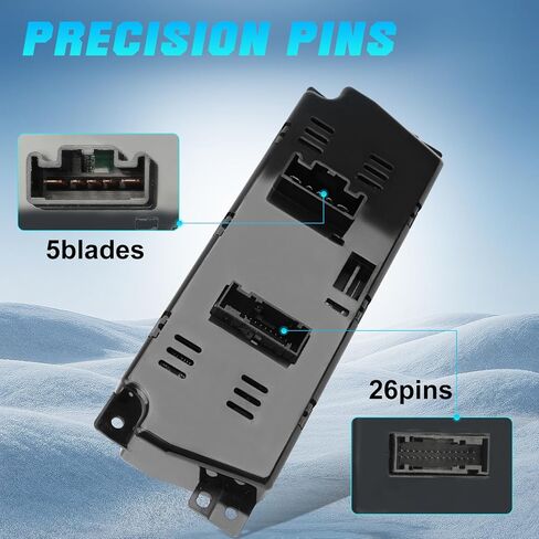 A/C Heater Climate Control Module Compatible with Dodge Ram 2500 3500 / Ram 2500 3500# 55111290AD, 68090626AB, 55111290, 55111290AE, 68090626AD in Saudi Arabia