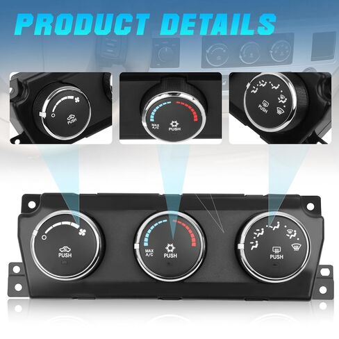 A/C Heater Climate Control Module Compatible with Dodge Ram 2500 3500 / Ram 2500 3500# 55111290AD, 68090626AB, 55111290, 55111290AE, 68090626AD in Saudi Arabia