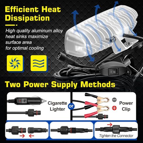 2 Pack Waterproof LED Boat Lights, 6.5inch 80W 8600LMS Boat Spreader Bar Pontoon Boat Accessories, T-Top Flood & Spot Boat Deck Lights Spotlights, Super Bright Marine Boat Docking Lights for Car 4x4 in Kuwait