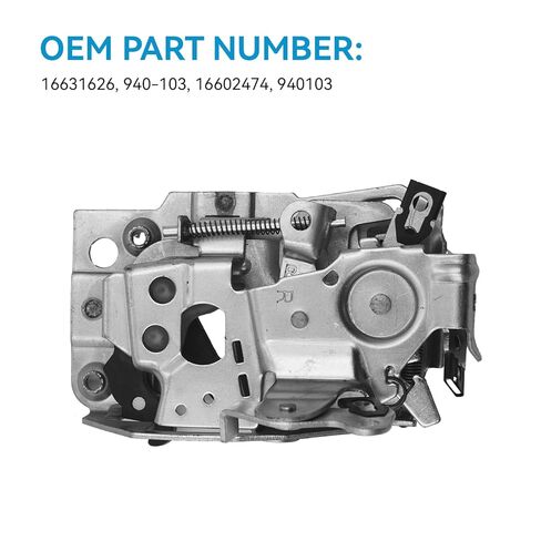 940-102 16631627 مجموعة مزلاج قفل الباب الأمامي الأيسر LH جانب السائق يناسب Chevy GMC C1500 C2500 C3500 K1500 K2500 K3500 S10 Safari Yukon Suburban Kodiak Tahoe in Kuwait