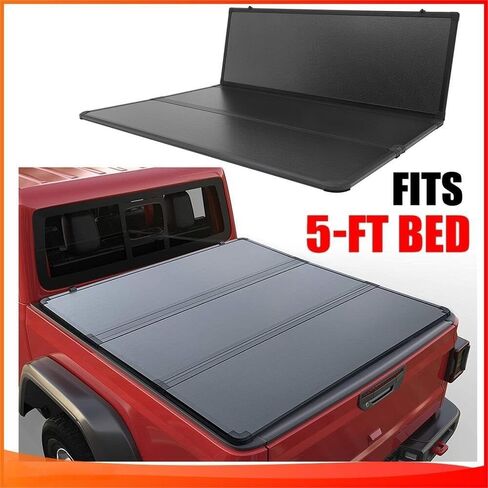 Suitable for 5 Ft Hard Tri-Fold Tonneau Cover for Nissan Frontier (2005-2025) - Durable, Weather-Resistant Truck Bed Protection in Saudi Arabia