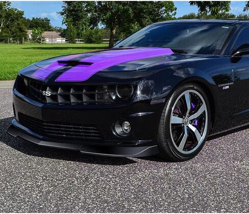 EPARTS 3 Pieces Style Front Bumper Lip Spoiler Splitter Chin Side Body Kit Trim Protection Compatible with 2010-2013 Chevy Camaro V6 Model Only (Painted Black) in Saudi Arabia