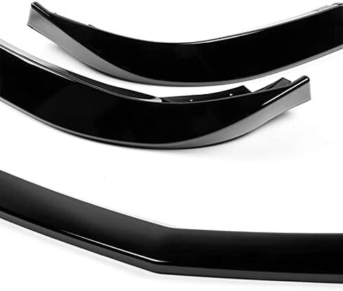 EPARTS 3 Pieces Style Front Bumper Lip Spoiler Splitter Chin Side Body Kit Trim Protection Compatible with 2010-2013 Chevy Camaro V6 Model Only (Painted Black) in Saudi Arabia