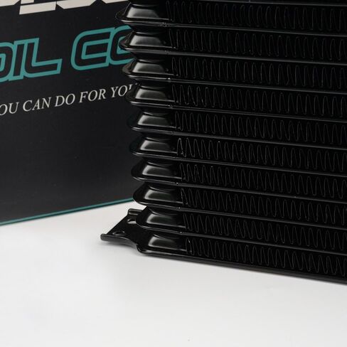 Vrracing 15 Row 10AN مبرد زيت ناقل الحركة العالمي + مجموعة مروحة تبريد ثابتة مقاس 7 بوصات in Kuwait