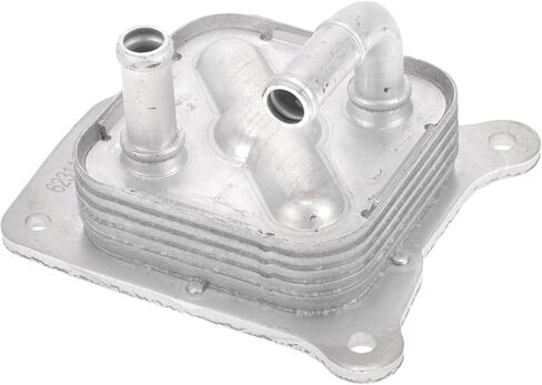 1 Pc Engine Oil Cooler for Nissan Sentra Transmission Oil Cooler Trans Cooler with O-ring Seals No.213053RC1A Silver Tone in Saudi Arabia