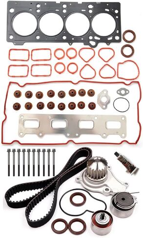 HS26202PT-3 Timing Belt Kit Head Gasket Bolts Sets fit for 2003-2009 for Chrysler for PT Cruiser 2.4L 2002-2005 for Jeep for Liberty 2.4L 2003-2006 for Jeep for Wrangler 2.4L replace in Saudi Arabia