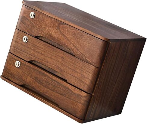 File Organizer - File Cabinet Office Desktop Debris Storage Box, Storage Storage Cabinet Drawer Type Multi-Layer Debris Small File Cabinet Sleeve Desk/Deskside Storage (4 Layer) in Saudi Arabia