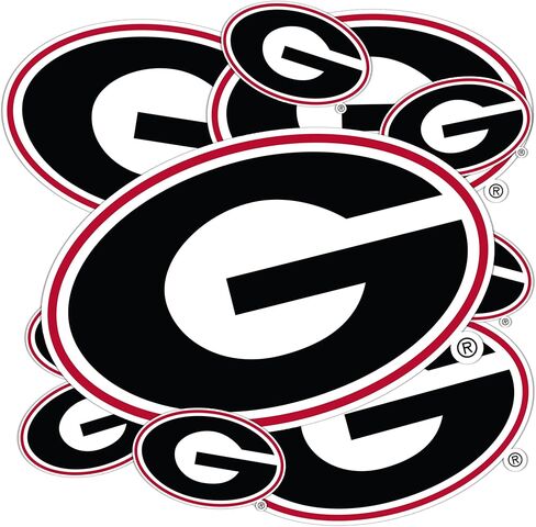 Desert Cactus University of Georgia Sticker Bulldogs UGA Dawgs Stickers Vinyl Decals Laptop Water Bottle Car Scrapbook T3 (Type 3-2) in Kuwait