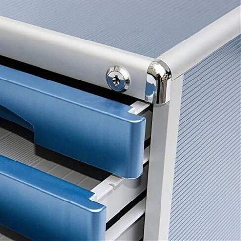 File Cabinet Lockable Aluminum Alloy Data Office Storage Drawers Confidential Lock Desktop Organizer Bookshelf in Saudi Arabia