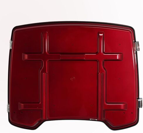 XMT-MOTO Razor Tour Trunk+Backrest Pad Fit for Harley Touring Road King Road Glide Street Glide Electra Glide 2009-2013 Red in Saudi Arabia