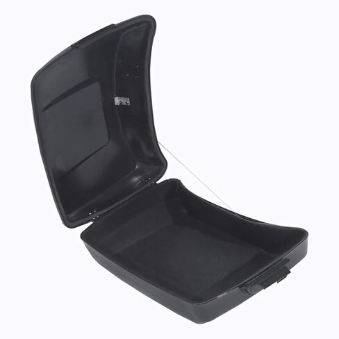 Chopped Trunk W/Black Luggage Rack & King Backrest For 2014-2025 Harley Touring Road King Street Glide Road Glide Electra Glide in Saudi Arabia