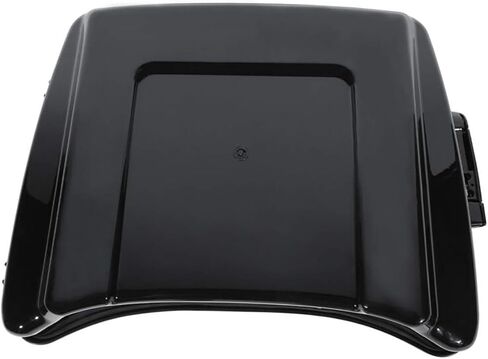 Chopped Trunk W/Black Luggage Rack & King Backrest For 2014-2025 Harley Touring Road King Street Glide Road Glide Electra Glide in Saudi Arabia