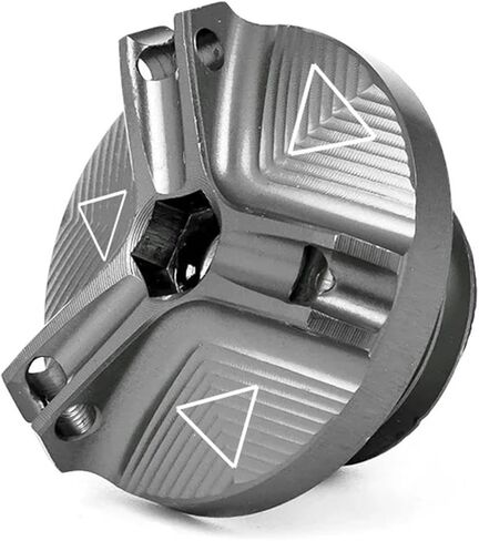 ملحقات الدراجات النارية jininghaibo غطاء حشو الزيت واقي خزان الوقود متوافق مع Triumph Trident 660 Speed ​​Triple R/S TIGER 800 900 1200 850 (رمادي-B) in Kuwait