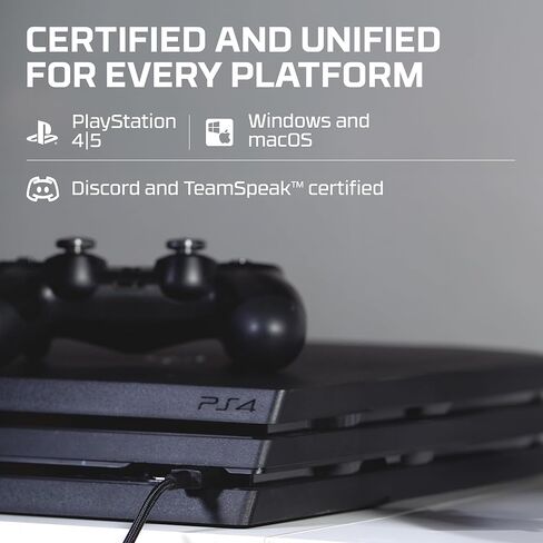 HyperX QuadCast 2 – USB Microphone for Gaming, Streaming and Podcasting, with On-Board Controls, LED Lighting, Removable Shock Mount, PC, Mac, PS5, PS4, USB-C - Black in Kuwait