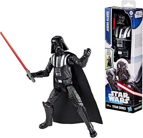 STAR WARS Titan Series Darth Vader, 12-Inch Action Figure & Accessory, Toys for Boys & Girls Ages 4+ in Saudi Arabia
