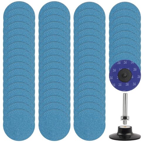 3" 80 Grit Die Grinder Sanding Disc, 30 Pack Abrasive Wheels & Discs Aluminum Oxide Coated Cut Grinding Disc Set, for Surface Preparation/Conditioning. in Saudi Arabia