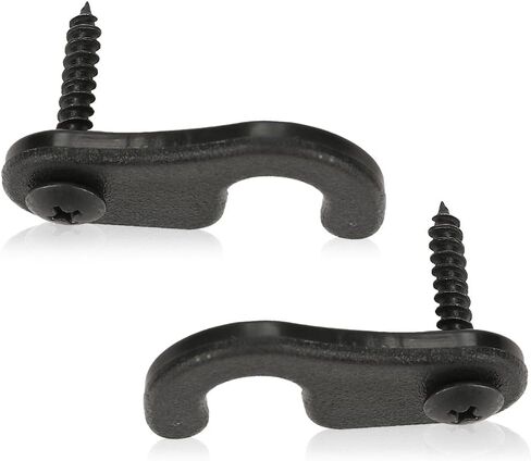 GRAND ORANGE 2pcs Taccom Sun Visor Clips Compatible with Jeep 2018 & Newer Jk, Jl, Jt Gladiator, Wrangler Black in Saudi Arabia