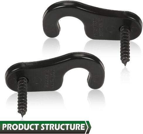 GRAND ORANGE 2pcs Taccom Sun Visor Clips Compatible with Jeep 2018 & Newer Jk, Jl, Jt Gladiator, Wrangler Black in Saudi Arabia