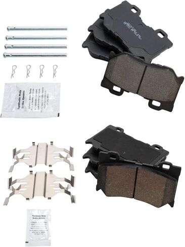 Brake Pads Ceramic Compatible with 2009-2013 INFINITI FX50 2008-2013 G37 2011-2013 M37 M56 2014-2019 Q50 2014-2015 Q60 Q70 2015-2019 Q70L 2014 QX70 2009-2019 Nissan 370Z in Saudi Arabia