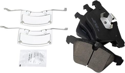 Front and Rear Brake Pad Set Ceramic Hardware Compatible with 2016-2019 Jaguar XJ in Saudi Arabia