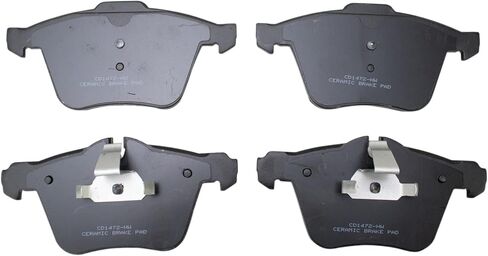Front and Rear Brake Pad Set Ceramic Hardware Compatible with 2016-2019 Jaguar XJ in Saudi Arabia
