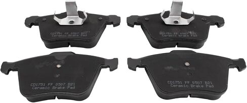 Front and Rear Brake Pad Set Ceramic Compatible with 2014-2021 Jaguar F-Type in Saudi Arabia