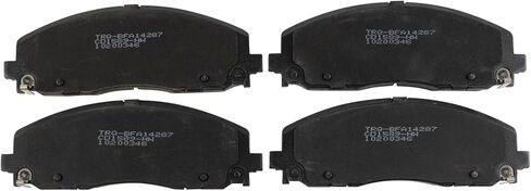 Front and Rear Brake Pad Set Ceramic Hardware Compatible with 2012-2016 Chrysler Town and Country 2012-2016 Dodge Grand Caravan 2012-2014 Volkswagen Routan 2012-2015 Ram CV 2013 Dodge Journey in Saudi Arabia